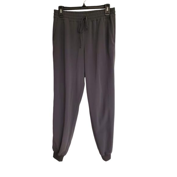 Women's Cynthia Rowley Gray Chiffon Jogger Pants with Pockets | Size 6 - Picture 1 of 8